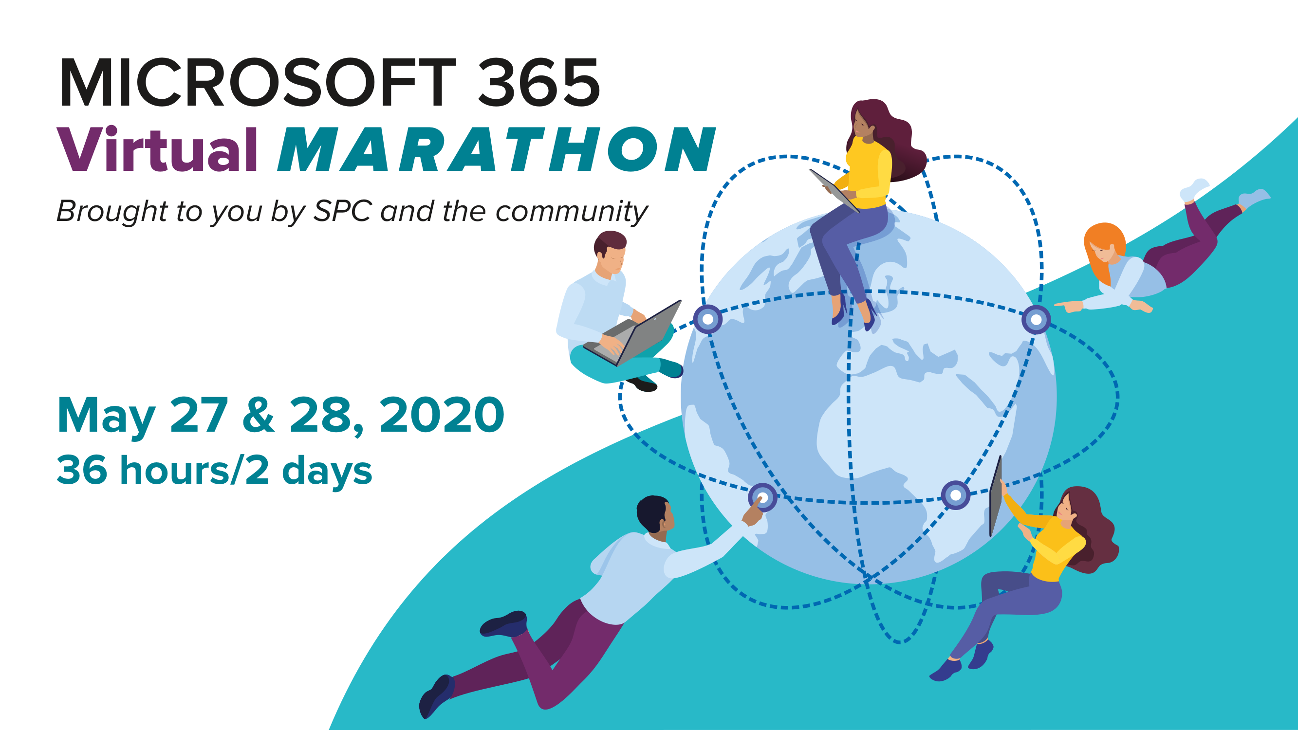 Microsoft 365 Virtual Marathon, May 27-28, 2020 logo